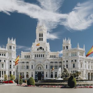 Plaza de Cibeles in Madrid, Spain